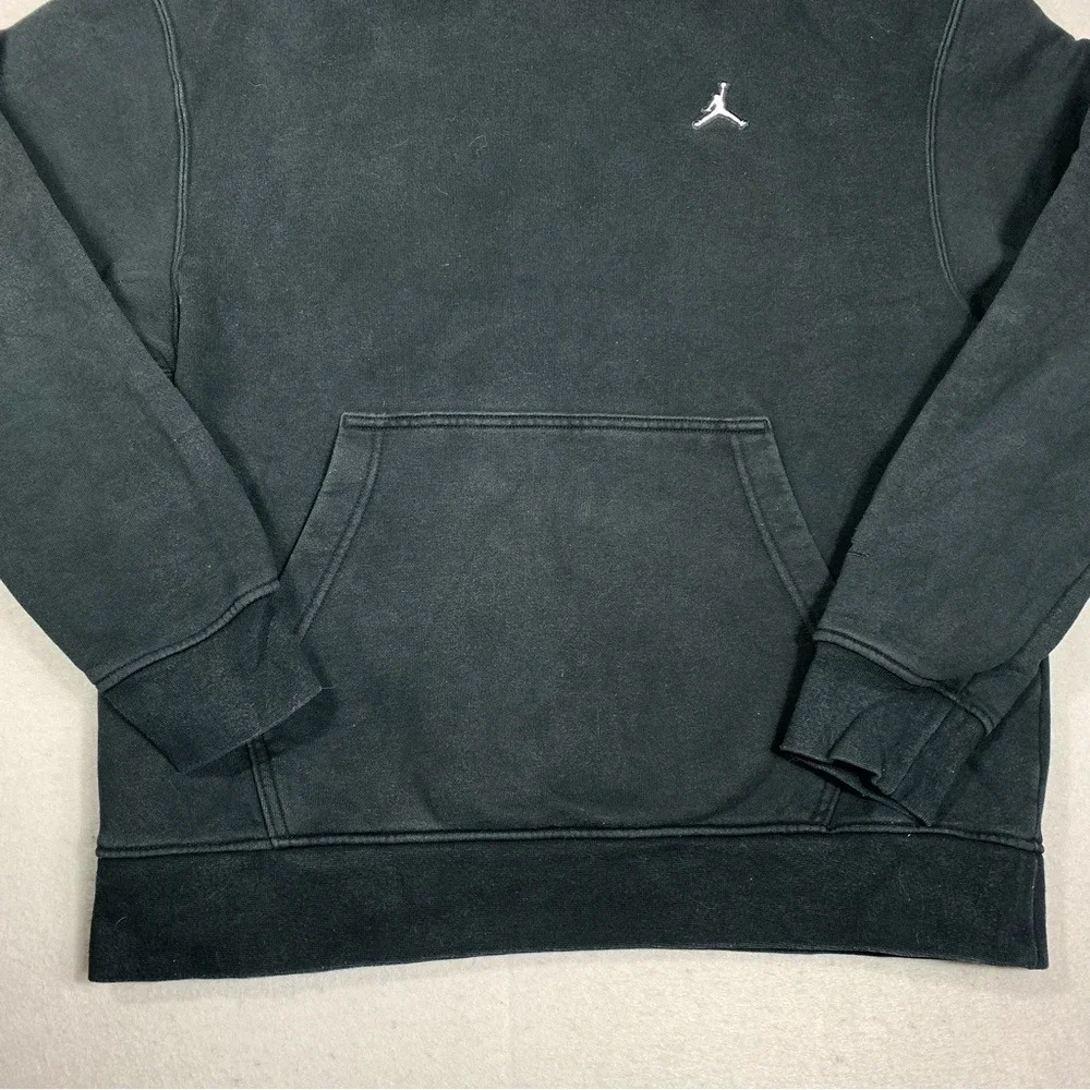 Jordan Brooklyn Fleece Hoodie Men's Medium Pullover Black Sweatshirt Casual